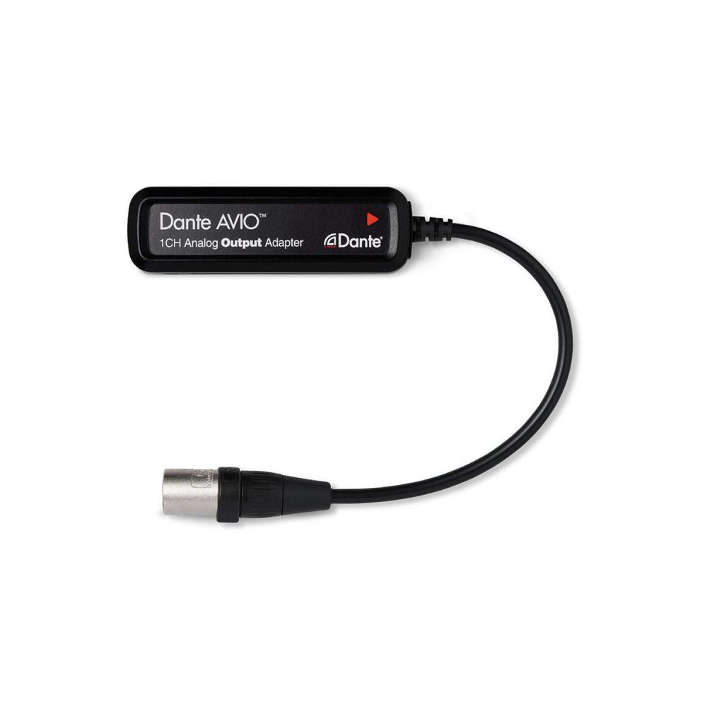 Monacor ADP-DAO-0X1 Konwerter wyjściowy AVIO Dante/analog (1-kanałowy)