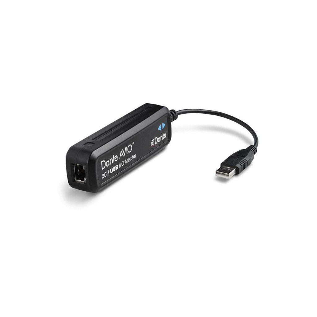 Monacor ADP-USB-2X2 Konwerter AVIO Dante/USB