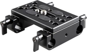 SmallRig 1775 Mounting Plate w/ 15mm Rod Clamps