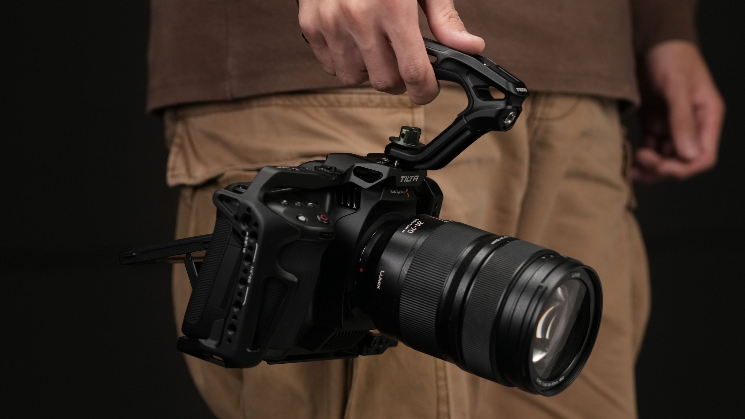 Tilta Camera Cage for Blackmagic Pocket Cinema Camera 6K – Advanced Kit (Black)