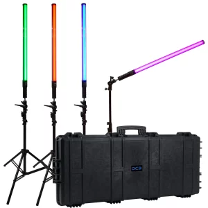 Dracast X Series LED Zestaw Oświetleniowy (X4 DRXLT800, 1190 Travel Case)