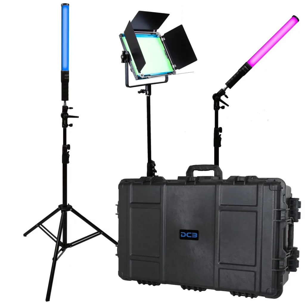 Dracast X Series LED Zestaw Oświetleniowy (X1 DRX500RGB, X2 DRXLT400)