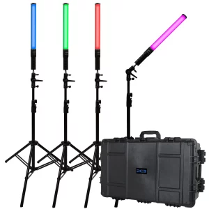 Dracast X Series LED Zestaw Oświetleniowy (X4 DRXLT400, 8305F Travel Case)