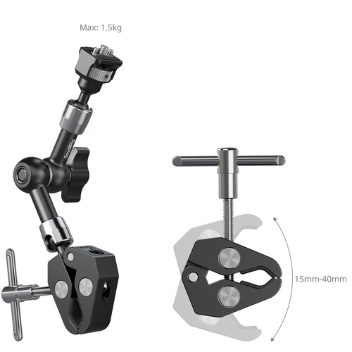 5310 SmallRig - ramię Magic Arm 7", zacisk/uchwyt/klamra w kształcie kraba, Crab Clamp