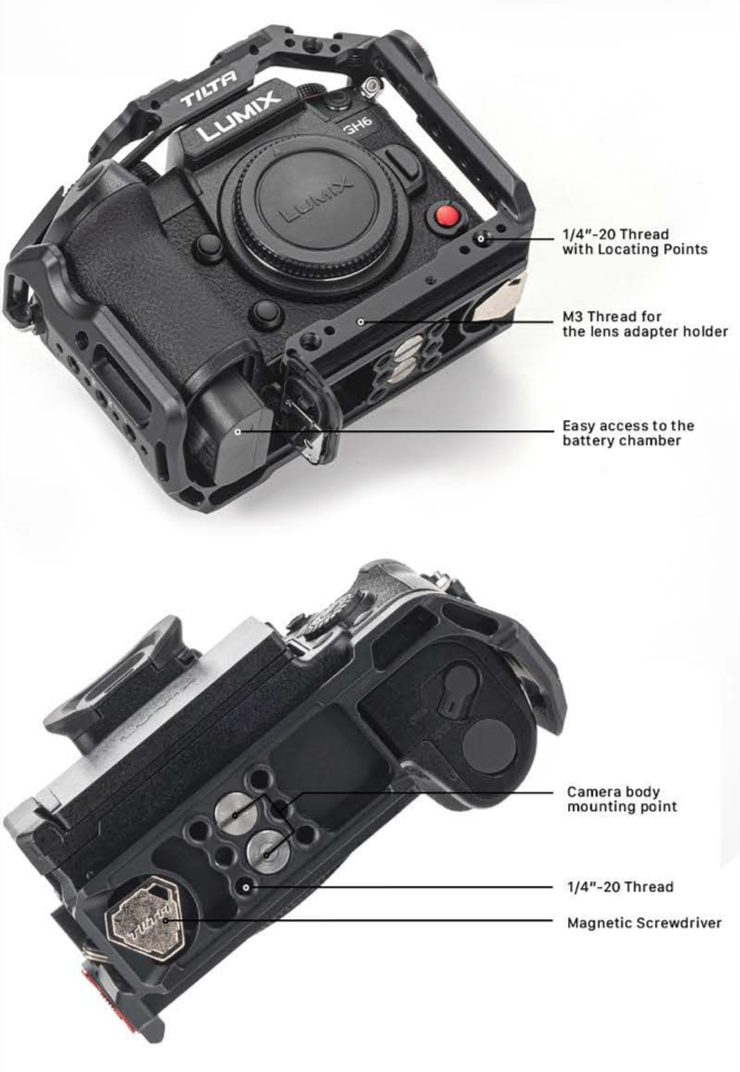 Tilta Klatka TA-T15-FCC-B do Panasonic GH6