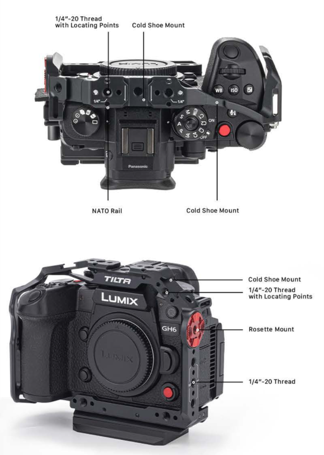 Tilta Klatka TA-T15-FCC-B do Panasonic GH6