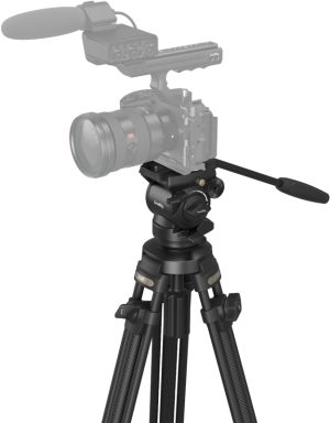 4685 SmallRig Lightweight Video Carbon Fiber Tripod Kit AD-50