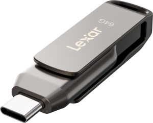 LEXAR Pendrive JumpDrive Dual Drive D400 Type-C & Type-A 64GB