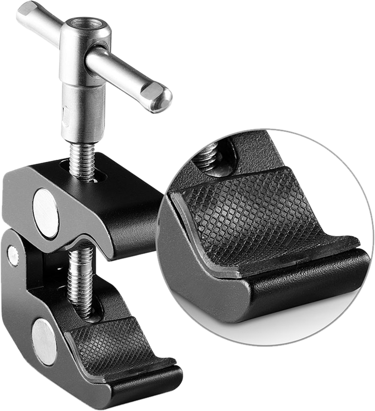 2058 Super Clamp z gwintem 1/4" i 3/8" (zestaw 2 szt.)