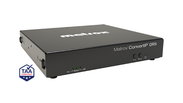 ConvertIP DRS SMPTE 2110 and IPMX to SDI encoder/decoder