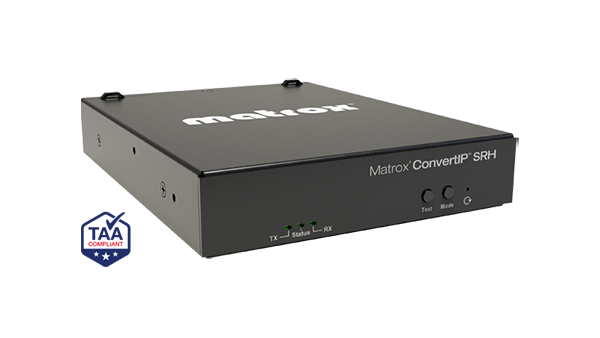 ConvertIP SRH SMPTE 2110 and IPMX to HDMI encoder/decoder