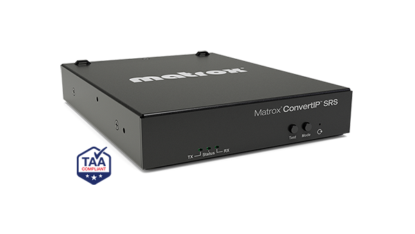 ConvertIP SRS SMPTE 2110 and IPMX to SDI transmitter/receiver