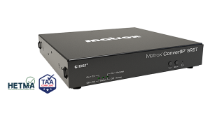 ConvertIP SRST SMPTE 2110 and IPMX to HDBaseT encoder/decoder