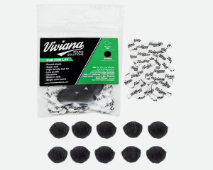 Viviana Fur For Lav Round futerka okrągłe czarne 10 szt.