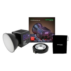PATONA Premium Lampa LED RGB SL-C80R – 80W do fotografii i wideo + adapter Bowens PATONA Premium Lampa LED RGB SL-C80R – 80W do fotografii i wideo + adapter Bowens