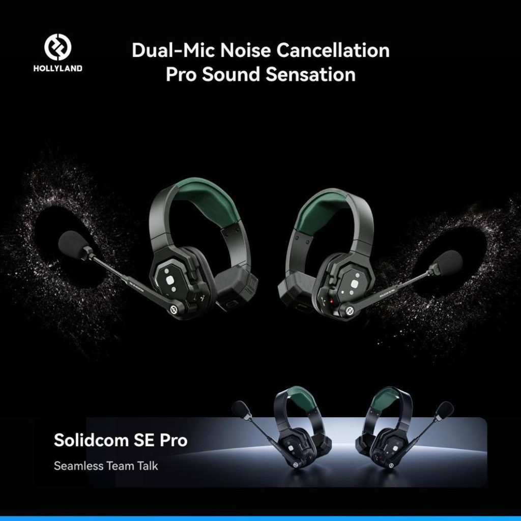 Hollyland Solidcom SE Pro – 5-osobowy zestaw interkomowy z redukcją hałasu