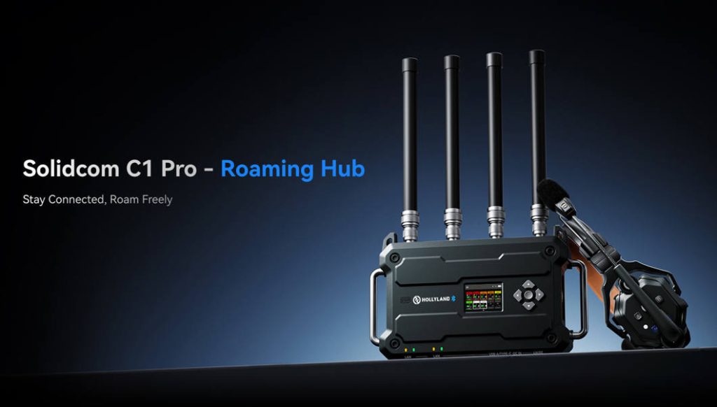 Hollyland Solidcom C1 Pro - Roaming Hub 20S V-mount