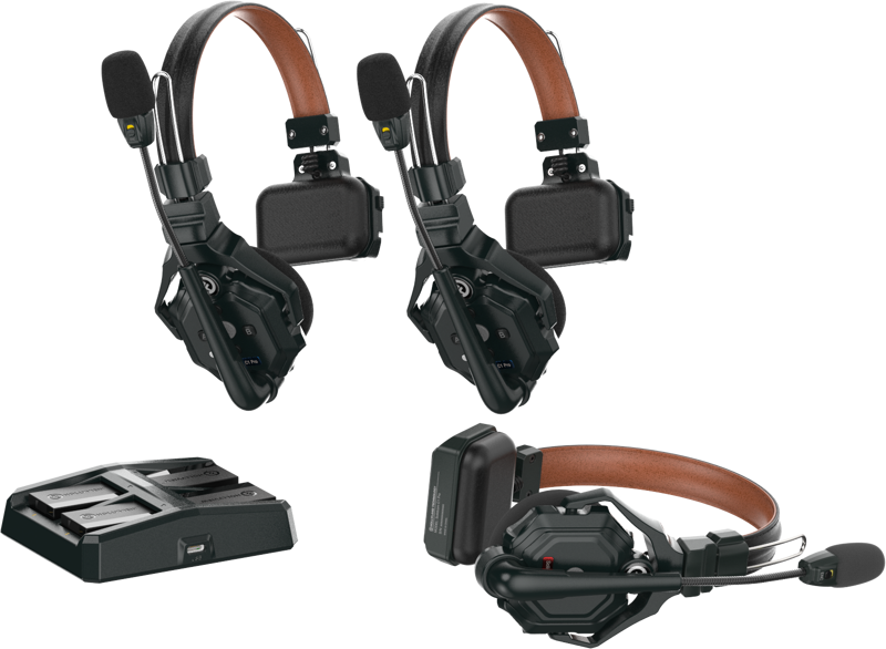 Hollyland Solidcom C1 Pro – bezprzewodowy system interkomowy z 3 zestawami słuchawkowymi ENC