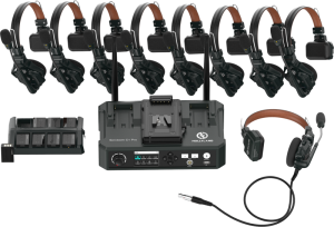 Hollyland Solidcom C1 Pro – bezprzewodowy system interkomowy z 8 zestawami słuchawkowymi ENC i stacją HUB