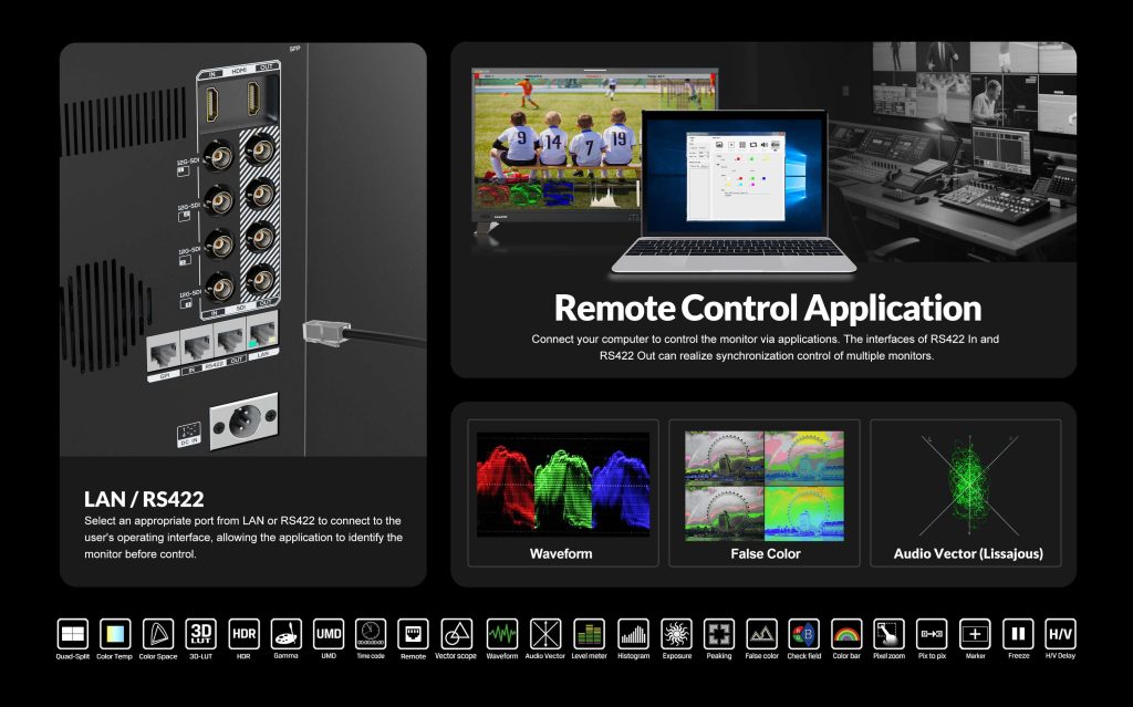 Lilliput Q43-8K - 43" 8K / 12G-SDI Production Monitor