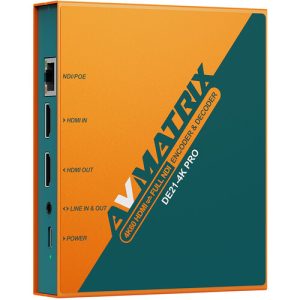 AVMATRIX DE21-4K PRO - 4K HDMI/NDI Encoder & Decoder AVMATRIX DE21-4K PRO - 4K HDMI/NDI Encoder & Decoder