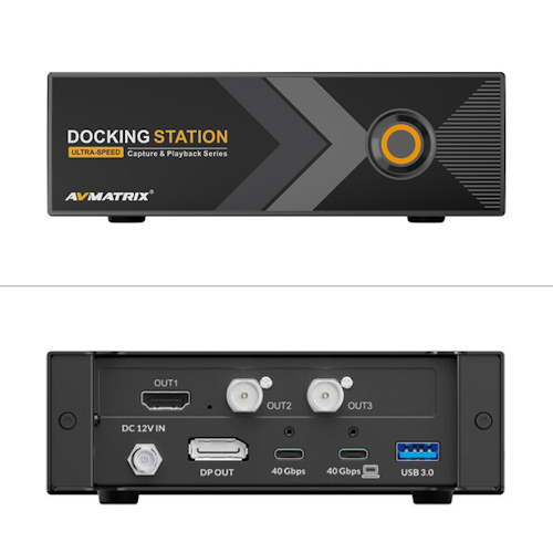 AVMATRIX TB-P30 - External 3-channel USB-C 3G-SDI playback box