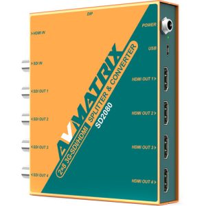 AVMATRIX SD2080 - 2×8 SDI / HDMI Splitter and Converter