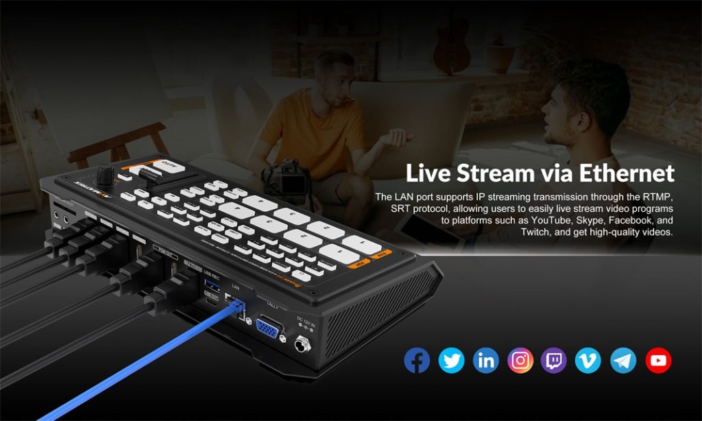 AVMATRIX Shark H4 - 4-Channel HDMI Video Switcher