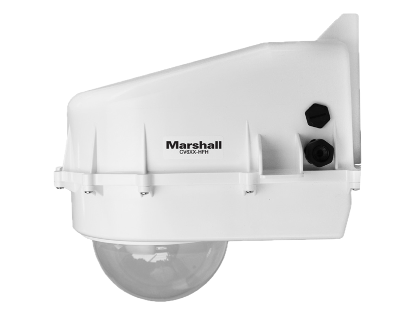 Marshall CV6XX-HFH Kompaktowa obudowa kopułowa do kamer PTZ z wentylatorem i grzałką
