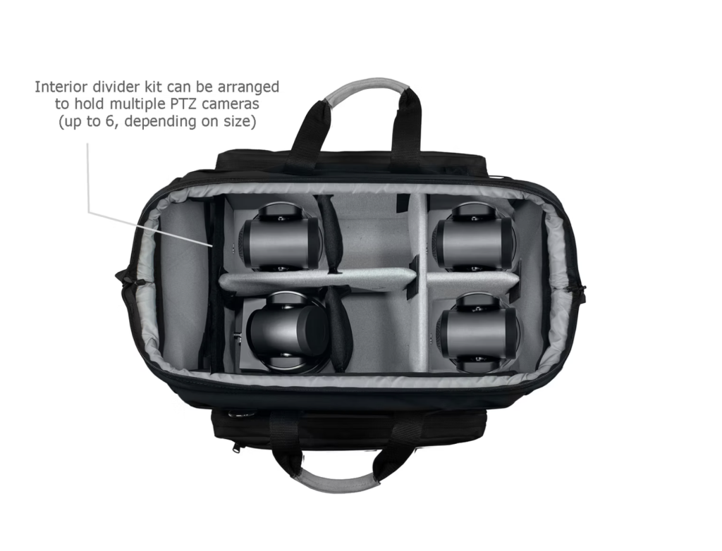 PortaBrace PTZ-CAMERAKITBAG Profesjonalna torba transportowa na systemy kamer PTZ
