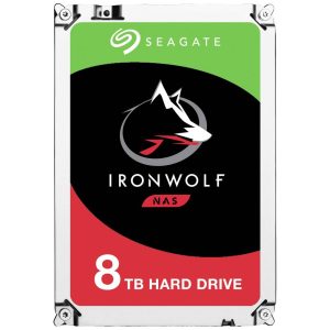 Seagate IronWolf™ 8 TB Dysk twardy wewnętrzny, 3,5'' (8,9 cm) SATA III ST8000VN002