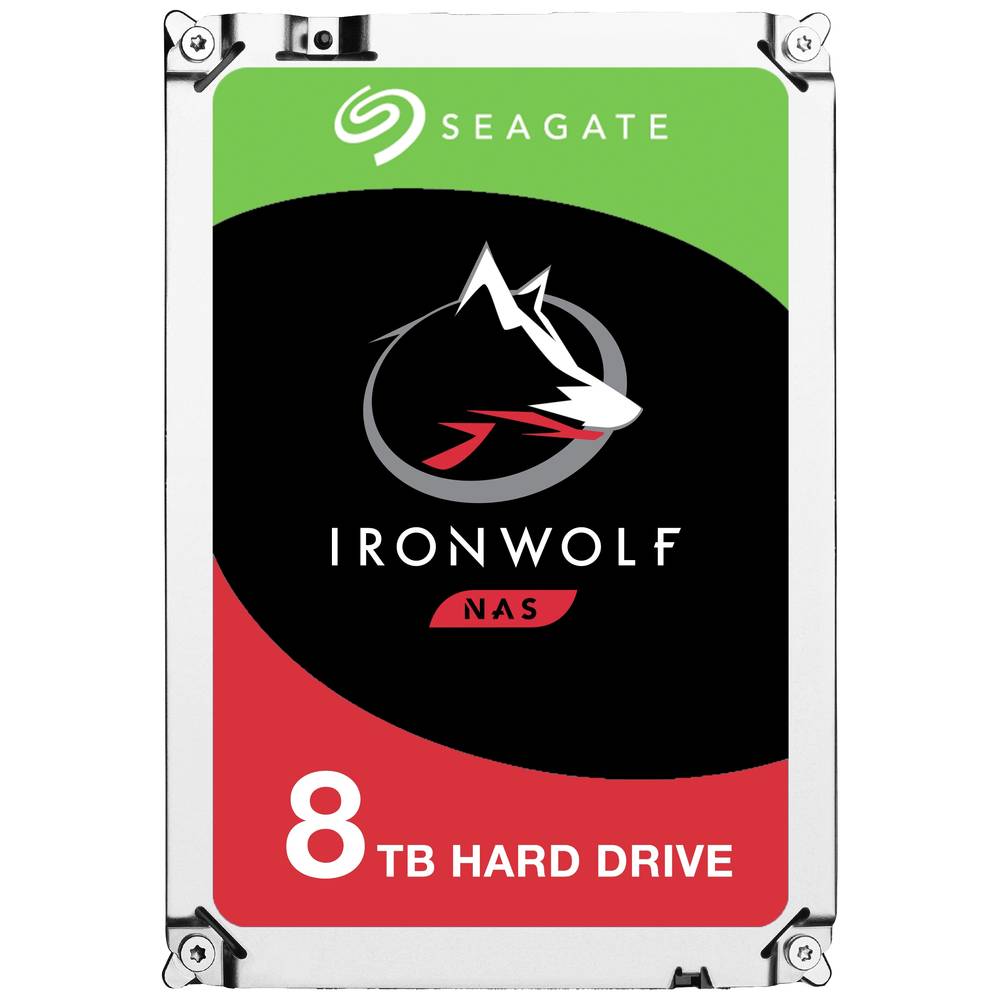 Seagate IronWolf™ 8 TB Dysk twardy wewnętrzny, 3,5'' (8,9 cm) SATA III ST8000VN002