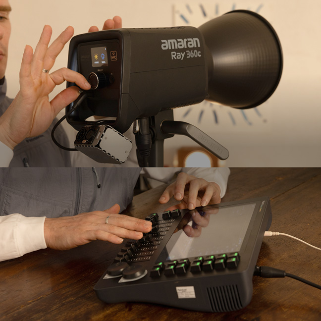 Amaran Lampa LED Ray 360C