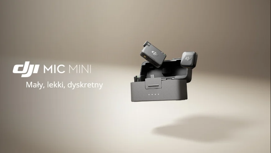 DJI Mic Mini (2 TX + 1 RX + Etui ładujące)