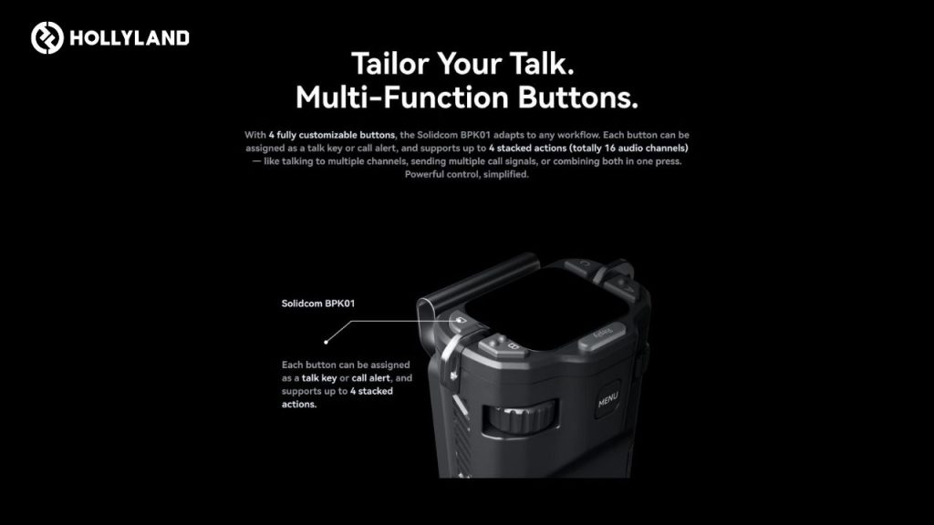 Hollyland Solidcom H1 – Profesjonalny system interkomowy dopasowany do Twojej produkcji