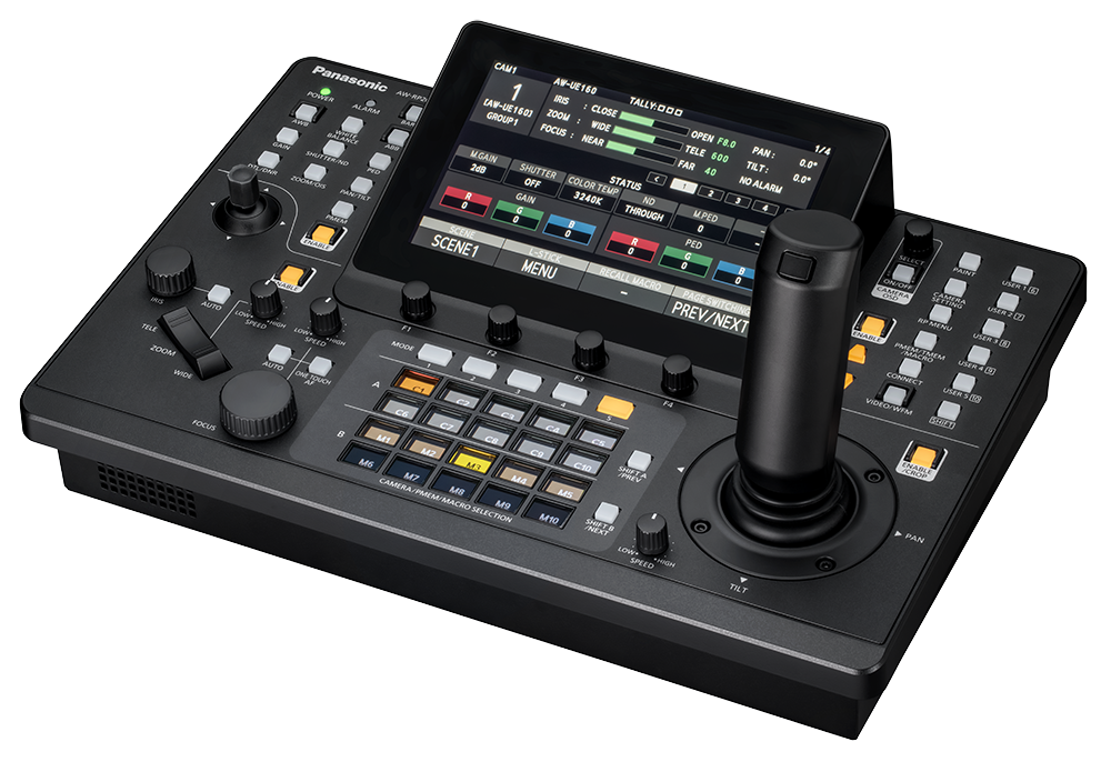 Panasonic AW-RP200GJ Zdalny kontroler kamer z funkcją makr i podwójnym joystickiem