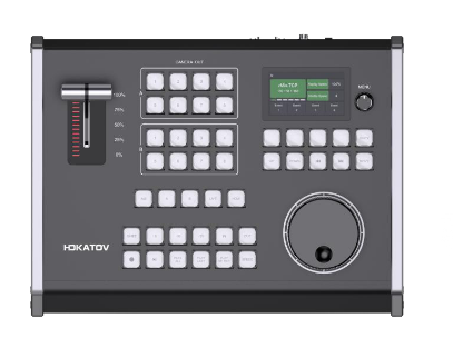 KD61B KATOVISION Profesjonalny panel sterowania Instant Replay do vMix (8 kanałów, T-Bar, LCD, RGB)