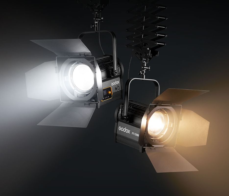 Godox Lampa Led Bi-color F7-120Bi K1 Fresnel 