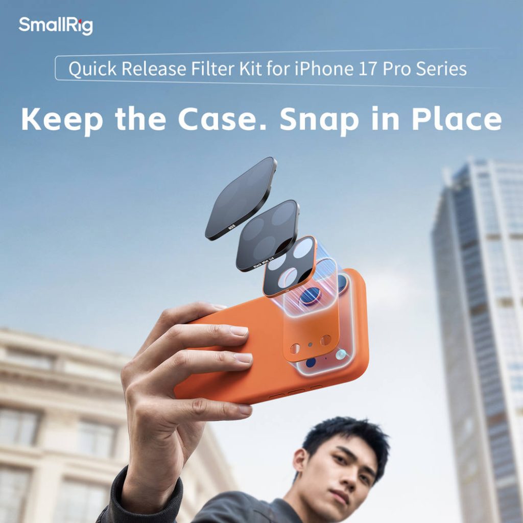 6071 SmallRig Square 1/4 Black Mist Filter for iPhone 17 Pro Series