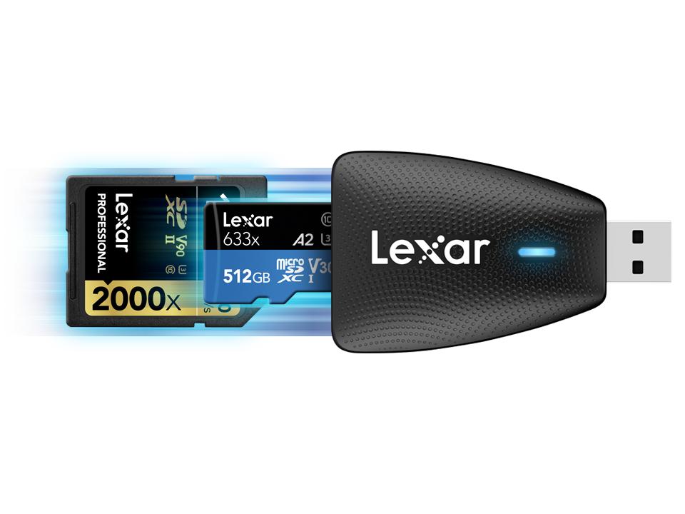 LEXAR Czytnik Kart 2w1 SD/MICRO SD USB 3.1