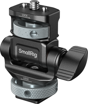 6313 SmallRig Monitor Support for Horizontal & Vertical Shooting with Cold Shoe Mount