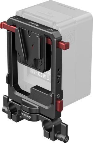 6273 SmallRig Rotatable V-Mount Battery Plate with Dual V-Locks and 15mm Dual Rod Clamp