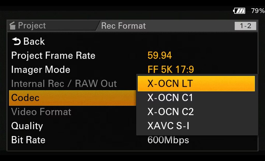 Sony FX5 Body pełnoklatkowa kamera wideo serii Cine