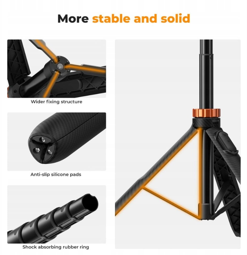 Statyw K&F Concpet Selfie Stick Do Telefonu Kamery DJI GoPro + Pilot
