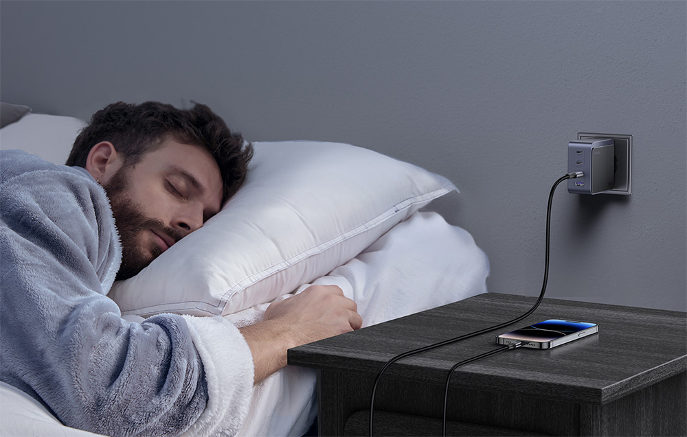 UGREEN Ładowarka sieciowa UGREEN Nexode S 100W 3xUSB-C USB (szara)