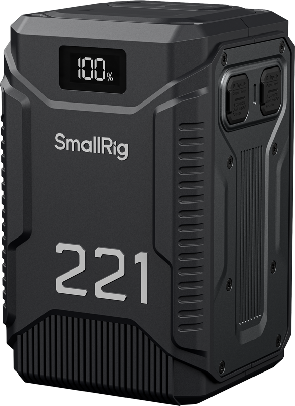 5865 SmallRig T221 Triple-Proof (1.8m Drop-Resistant, IP54 Waterproof / Dustproof) V-Mount Battery