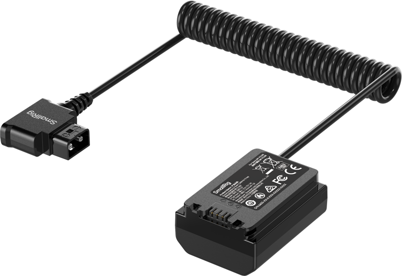 6655 SmallRig Dummy Battery Power Cable for D-tap for Sony NP-FZ100