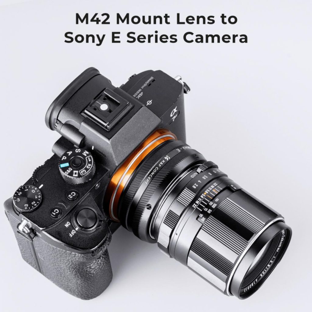 K&F Adapter M42 Obiektyw do Sony E Mount Aparat, M42-E IV Pro