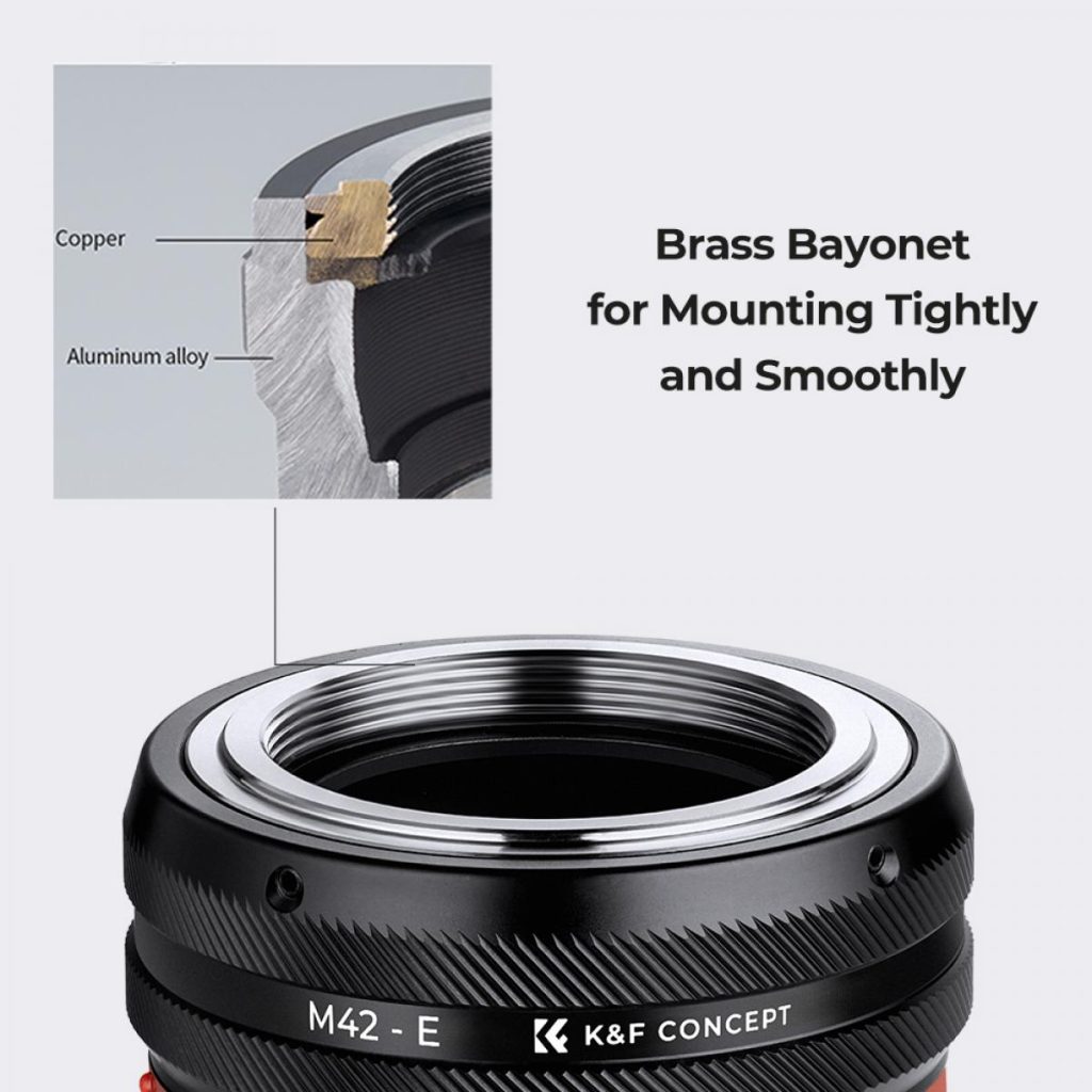 K&F Adapter M42 Obiektyw do Sony E Mount Aparat, M42-E IV Pro