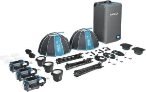 Nanlux Evoke 150C 3-Light Kit in Trolley Case Nanlux Evoke 150C 3-Light Kit in Trolley Case